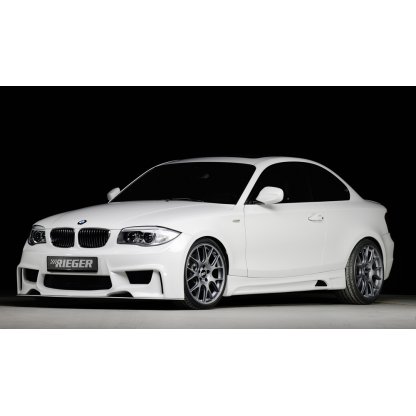 Rieger boční práh mont. strana pravá pro BMW řada 1 E81, E82, E88 2-dvéř., kabriolet, kupé, sedan, r.v. 09/04-08/11, 10/07-, plast ABS bez povrchové úpravy, s prolisem a výřezem
