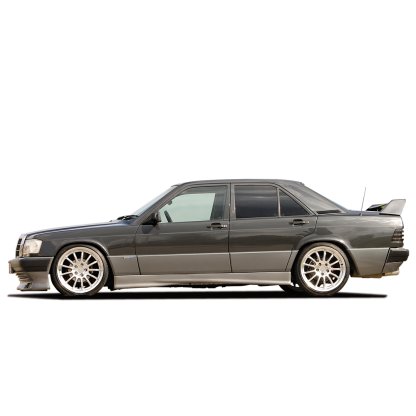 Rieger boční práh mont. strana pravá pro Mercedes 190 W201 sedan, plast ABS bez povrchové úpravy