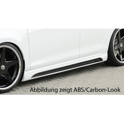 Rieger boční práh mont. strana pravá pro Seat Leon 5F 5-dvéř., 5-dvéř. (ST/Combi), r.v. 10/12-, plast ABS bez povrchové úpravy, s prolisem a výřezem