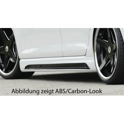 Rieger boční práh mont. strana pravá pro Seat Leon 5F 5-dvéř., 5-dvéř. (ST/Combi), r.v. 10/12-, plast ABS bez povrchové úpravy, s prolisem a výřezem