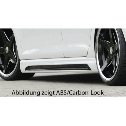 Rieger boční práh mont. strana pravá pro Seat Leon Cupra 5F 3-dvéř. (sc), r.v. 03/14-, plast ABS bez povrchové úpravy, s prolisem a výřezem