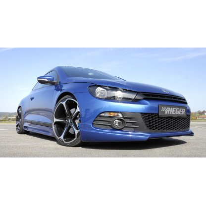 Rieger boční práh mont. strana pravá pro Volkswagen Scirocco 3 13 2-dvéř., r.v. 08/08-, plast ABS bez povrchové úpravy, s prolisem a výřezem