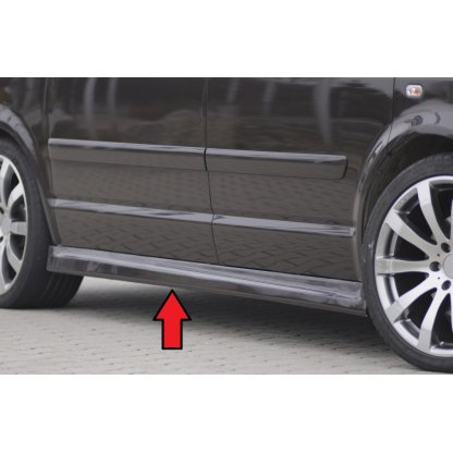 Rieger boční práh mont. strana pravá pro Volkswagen T5 bus vč. faceliftu, r.v. 04/03-08/09, 09/09-, plast ABS bez povrchové úpravy