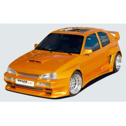Rieger boční práh widebody II mont. strana levá pro Opel Kadett E 3-dvéř., r.v. 09/88-09/95, GFK (laminát)