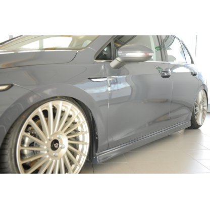 Rieger boční práh (XS) mont. strana levá pro Volkswagen Golf 8 3-dvéř., r.v. 12/19-, plast ABS bez povrchové úpravy