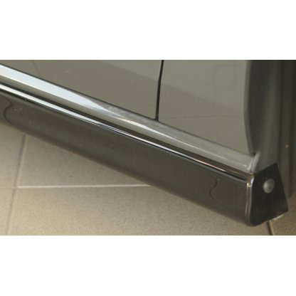 Rieger boční práh (XS) mont. strana pravá pro Seat Leon Cupra 5F 5-dvéř., 01/17-, plast ABS lakovaný do černé lesklé barvy
