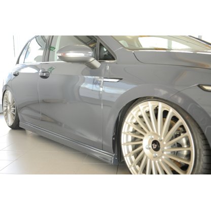 Rieger boční práh (XS) mont. strana pravá pro Volkswagen Golf 8 3-dvéř., r.v. 12/19-, plast ABS bez povrchové úpravy