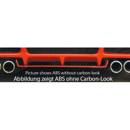 Rieger difuzor pod zadní nárazník pro Volkswagen Golf 4 1J, 10/97-03, plast ABS s povrchovou úpravou Carbon-Look