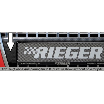 Rieger držák RZ pro Audi A4 8H kabriolet před faceliftem, plast ABS s povrchovou úpravou Carbon-Look