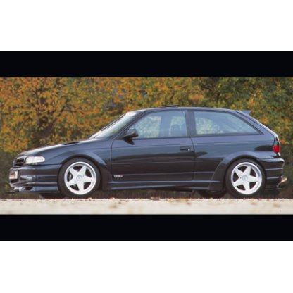 Rieger lem blatníku pro Opel Astra F 3-dvéř., hatchback, GFK (laminát), mont. strana pravá