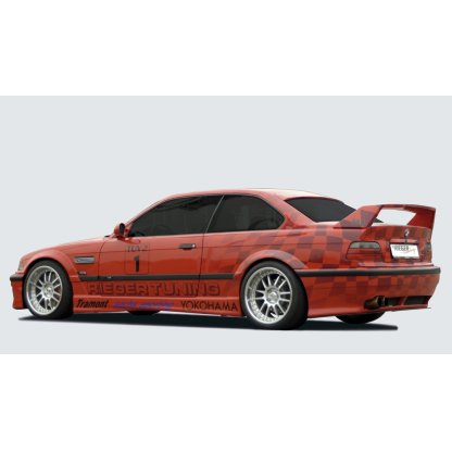 Rieger lem blatníku widebody II pro BMW řada 3 E36 kabriolet, kupé, GFK (laminát), mont. strana levá