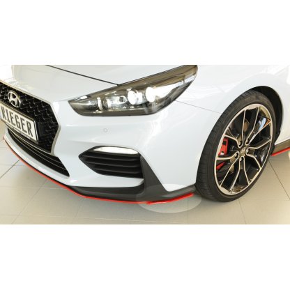 Rieger lipa pod přední nárazník na levé straně pro Hyundai i30 N PDE 5-dvéř. (fastback), 5-dvéř. (hatchback), 07/17-, plast ABS bez povrchové úpravy