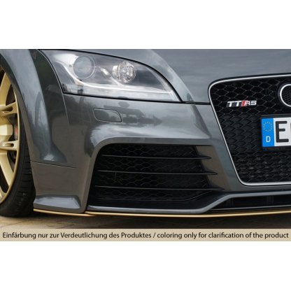 Rieger lipa pod přední nárazník na pravé straně pro Audi TT RS 8J kupé, 09/09-, plast ABS bez povrchové úpravy
