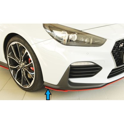 Rieger lipa pod přední nárazník na pravé straně pro Hyundai i30 N-Performance PDE 5-dvéř. (fastback), 5-dvéř. (hatchback), 07/17-, plast ABS bez povrchové úpravy