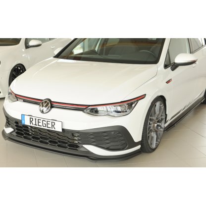 Rieger lipa pod přední nárazník pouze pro GTI Clubsport pro Volkswagen Golf 8 GTI Clubsport 5-dvéř., 10/20-, plast ABS bez povrchové úpravy