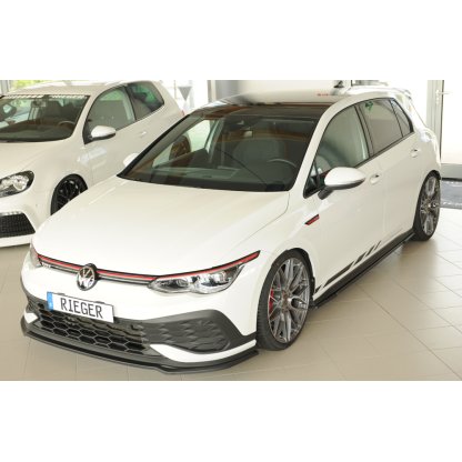 Rieger lipa pod přední nárazník pouze pro GTI Clubsport pro Volkswagen Golf 8 GTI Clubsport 5-dvéř., 10/20-, plast ABS bez povrchové úpravy
