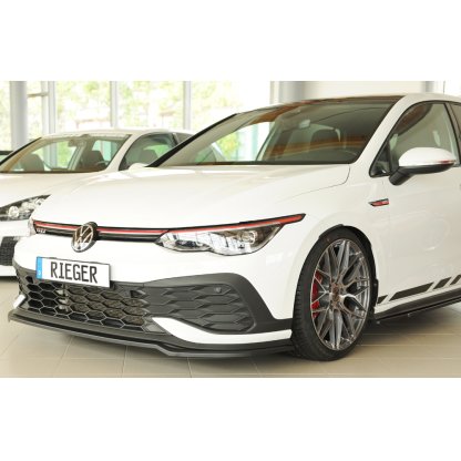 Rieger lipa pod přední nárazník pouze pro GTI Clubsport pro Volkswagen Golf 8 GTI Clubsport 5-dvéř., 10/20-, plast ABS bez povrchové úpravy