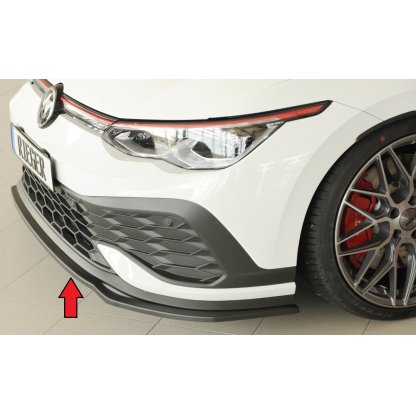 Rieger lipa pod přední nárazník pouze pro GTI Clubsport pro Volkswagen Golf 8 GTI Clubsport 5-dvéř., 10/20-, plast ABS bez povrchové úpravy