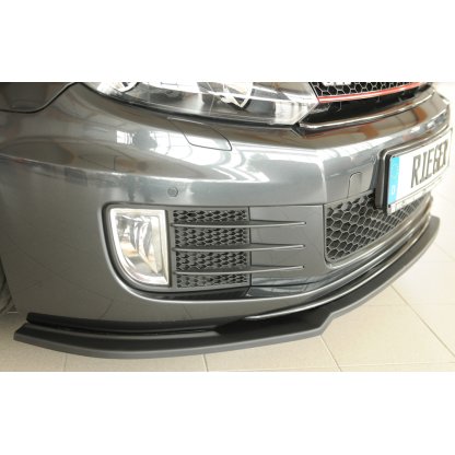 Rieger lipa pod přední nárazník pouze pro GTI / GTD pro Volkswagen Golf 6 GTI kabriolet, plast ABS bez povrchové úpravy