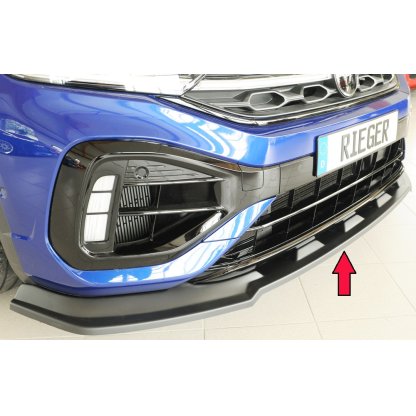 Rieger lipa pod přední nárazník pouze pro R / R-Line pro Volkswagen T-roc R A1 5-dvéř., 01/22-, plast ABS bez povrchové úpravy