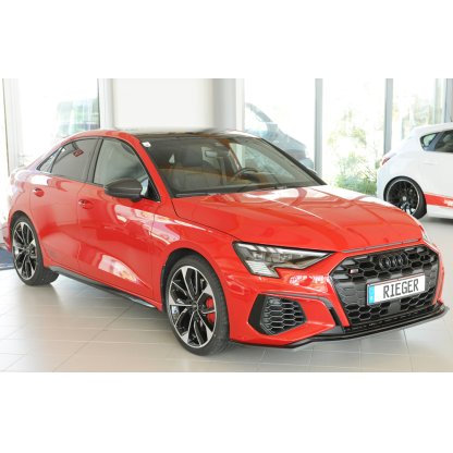 Rieger lipa pod přední nárazník pro Audi A3 GY 5-dvéř. (sedan), 11/19-, plast ABS bez povrchové úpravy