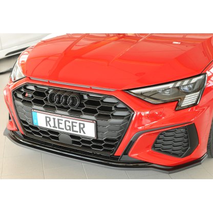 Rieger lipa pod přední nárazník pro Audi A3 GY 5-dvéř. (sedan), 11/19-, plast ABS bez povrchové úpravy