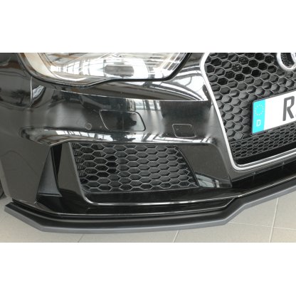 Rieger lipa pod přední nárazník pro Audi RS3 8V 5-dvéř. (sportback 8VA / 8VF), 04/15-01/17, plast ABS bez povrchové úpravy