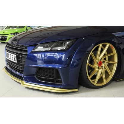 Rieger lipa pod přední nárazník pro Audi TT 8J-FV, 8S kupé, roadster vč. faceliftu, 07/14-08/18, 09/18-, plast ABS bez povrchové úpravy
