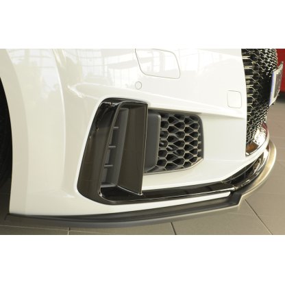 Rieger lipa pod přední nárazník pro Audi TTS 8J-FV, 8S kupé, roadster po faceliftu, 09/18-, plast ABS bez povrchové úpravy