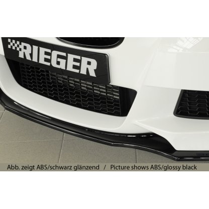 Rieger lipa pod přední nárazník pro BMW řada 1 F20, F21 sedan / 2-dvéř., sedan / 4-dvéř. před faceliftem, 09/11-03/2015, 09/12-03/2015, plast ABS bez povrchové úpravy