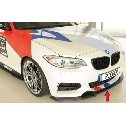 Rieger lipa pod přední nárazník pro BMW řada 2 F23 kabriolet, 07/17-, plast ABS bez povrchové úpravy