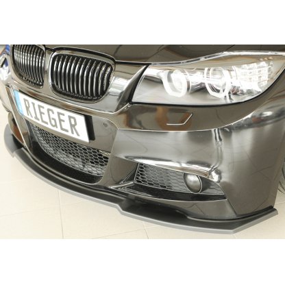 Rieger lipa pod přední nárazník pro BMW řada 3 E91 touring, 09/08-, plast ABS bez povrchové úpravy
