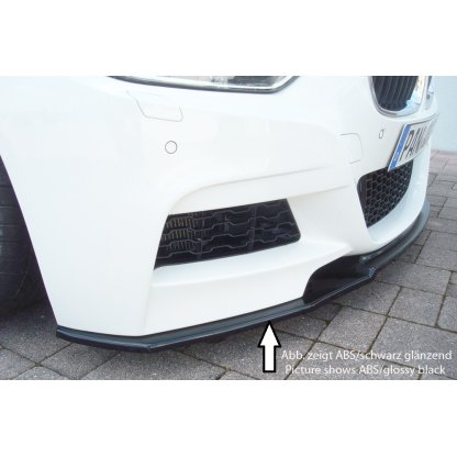 Rieger lipa pod přední nárazník pro BMW řada 3 F30, F31 sedan, touring vč. faceliftu, 02/12-06/15, 07/15-, 10/12-06/15, plast ABS bez povrchové úpravy
