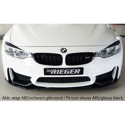 Rieger lipa pod přední nárazník pro BMW řada 3 F80 M3 sedan, 01/14-, plast ABS bez povrchové úpravy