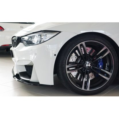 Rieger lipa pod přední nárazník pro BMW řada 3 F80 M3 sedan, 01/14-, plast ABS lakovaný do černé lesklé barvy