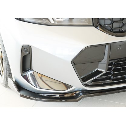 Rieger lipa pod přední nárazník pro BMW řada 3 G21 touring, 07/22-, plast ABS lakovaný do černé lesklé barvy