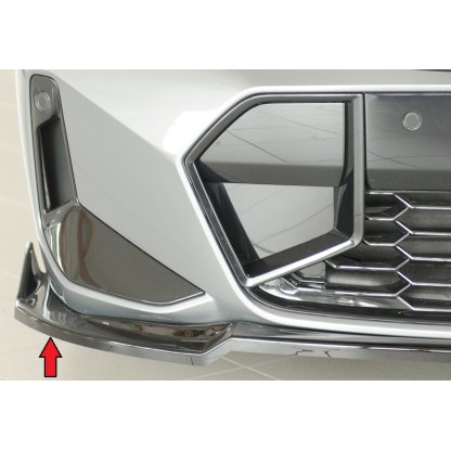 Rieger lipa pod přední nárazník pro BMW řada 3 G21 touring, 07/22-, plast ABS lakovaný do černé lesklé barvy