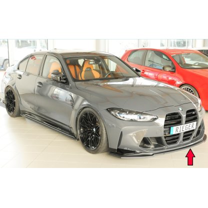 Rieger lipa pod přední nárazník pro BMW řada 4 G83 M4 kabriolet, 06/21-, plast ABS bez povrchové úpravy