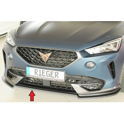 Rieger lipa pod přední nárazník pro Cupra Formentor KM, 07/20-, plast ABS bez povrchové úpravy