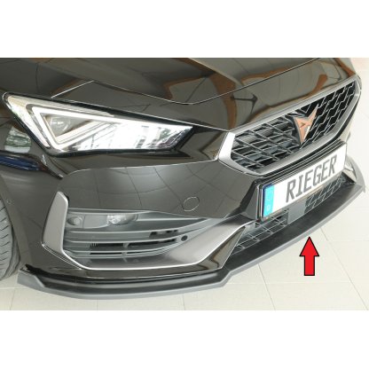 Rieger lipa pod přední nárazník pro Cupra Leon KL 5-dvéř. (ST/sportstourer), 09/20-, plast ABS bez povrchové úpravy