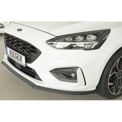 Rieger lipa pod přední nárazník pro Ford Focus 4 DEH, ST 5-dvéř. (combi), 5-dvéř. (hatchback), 5-dvéř. (sedan), 06/19-, 09/18-, plast ABS bez povrchové úpravy
