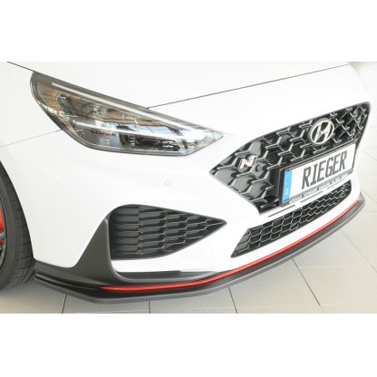 Rieger lipa pod přední nárazník pro Hyundai i30 N-Performance PDE 5-dvéř. (fastback), 05/21-, plast ABS bez povrchové úpravy