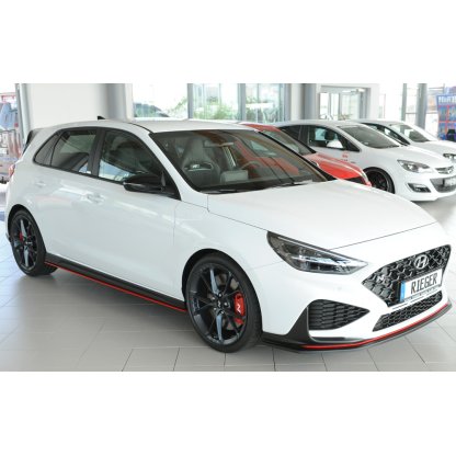 Rieger lipa pod přední nárazník pro Hyundai i30 N-Performance PDE 5-dvéř. (fastback), 05/21-, plast ABS bez povrchové úpravy