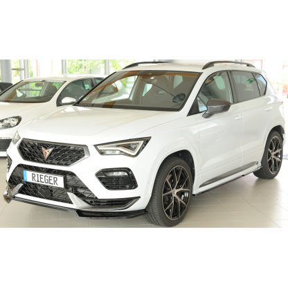 Rieger lipa pod přední nárazník pro Seat Ateca Cupra 5FP, 08/20-, plast ABS bez povrchové úpravy