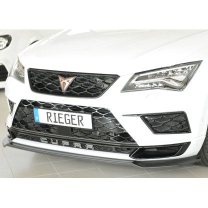 Rieger lipa pod přední nárazník pro Seat Ateca Cupra 5FP, 09/18-07/20, plast ABS bez povrchové úpravy