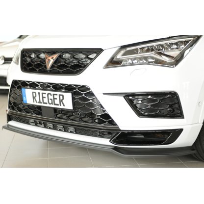 Rieger lipa pod přední nárazník pro Seat Ateca Cupra 5FP, 09/18-07/20, plast ABS bez povrchové úpravy