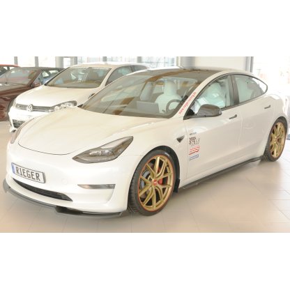 Rieger lipa pod přední nárazník pro Tesla Model 3 003, 06/18-, plast ABS bez povrchové úpravy