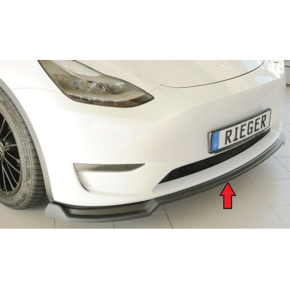 Rieger lipa pod přední nárazník pro Tesla Model Y 003, 03/20-, plast ABS bez povrchové úpravy