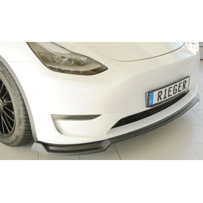 Rieger lipa pod přední nárazník pro Tesla Model Y 003, 03/20-, plast ABS bez povrchové úpravy