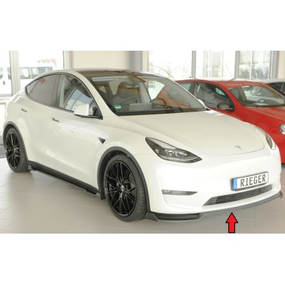 Rieger lipa pod přední nárazník pro Tesla Model Y 003, 03/20-, plast ABS bez povrchové úpravy